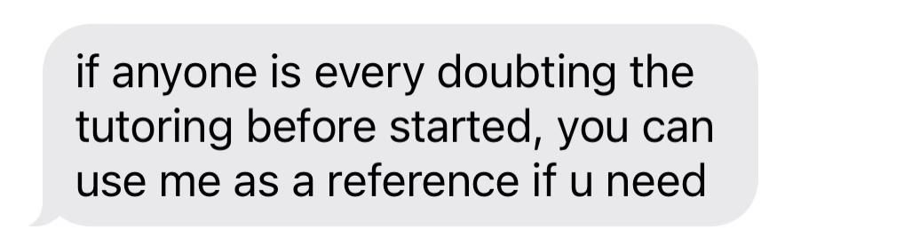 Student midterm success message